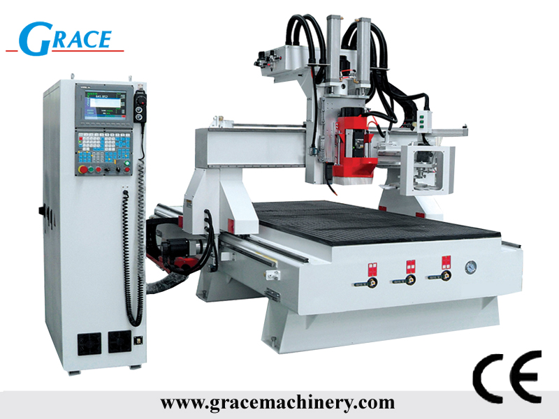 round type 8 tools auto tool changer cnc router G1325ATC